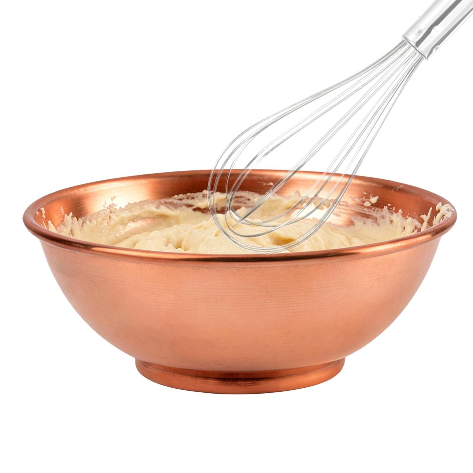 Food Storage Meals - 銅製ボウル 大型保存容器 サラダ用銅製皿 家庭用サービング ベーキング キッチン
