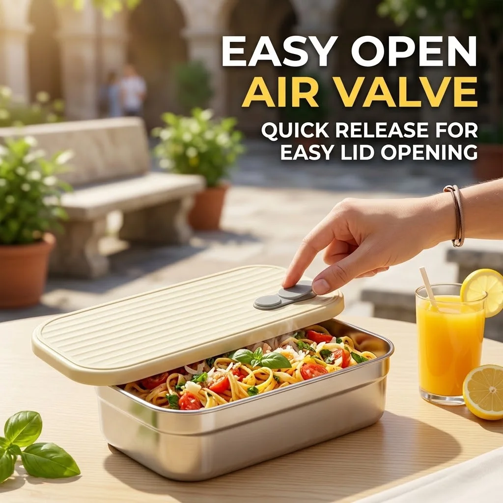 304ステンレス製ランチボックスセット。子供から大人まで使え - Food Storage Oven Safe のレビューと価格