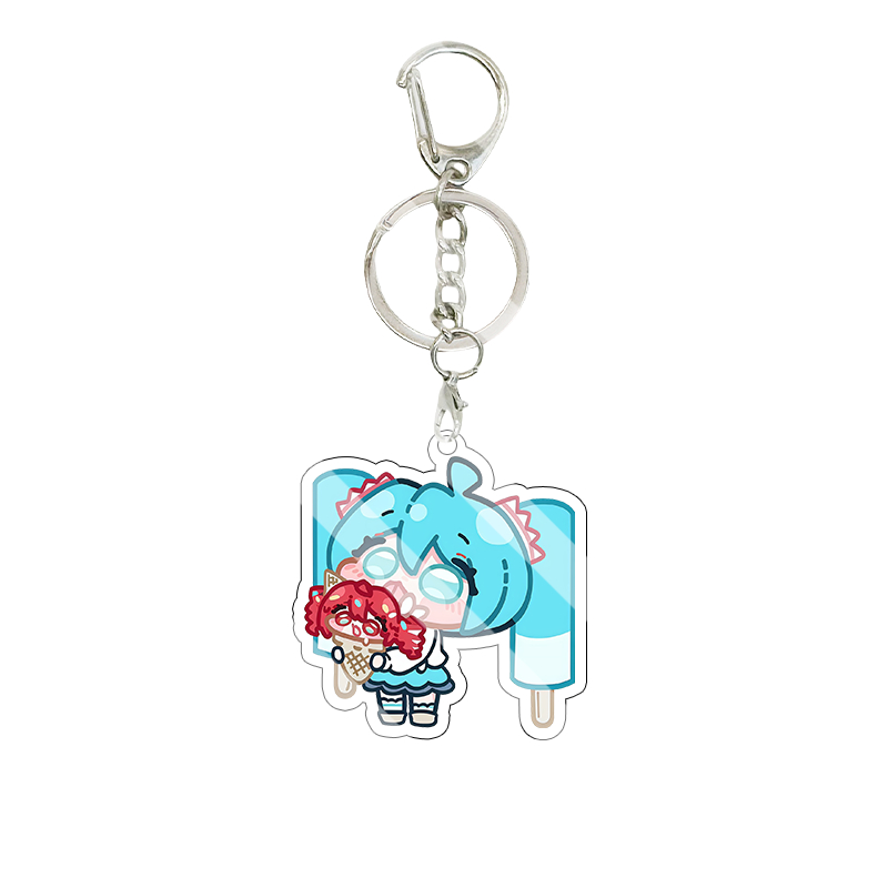 クリエイティブ初音ミクカサネテト食品テーマアクリルキーホルダ - Food Storage Bag のレビューと価格