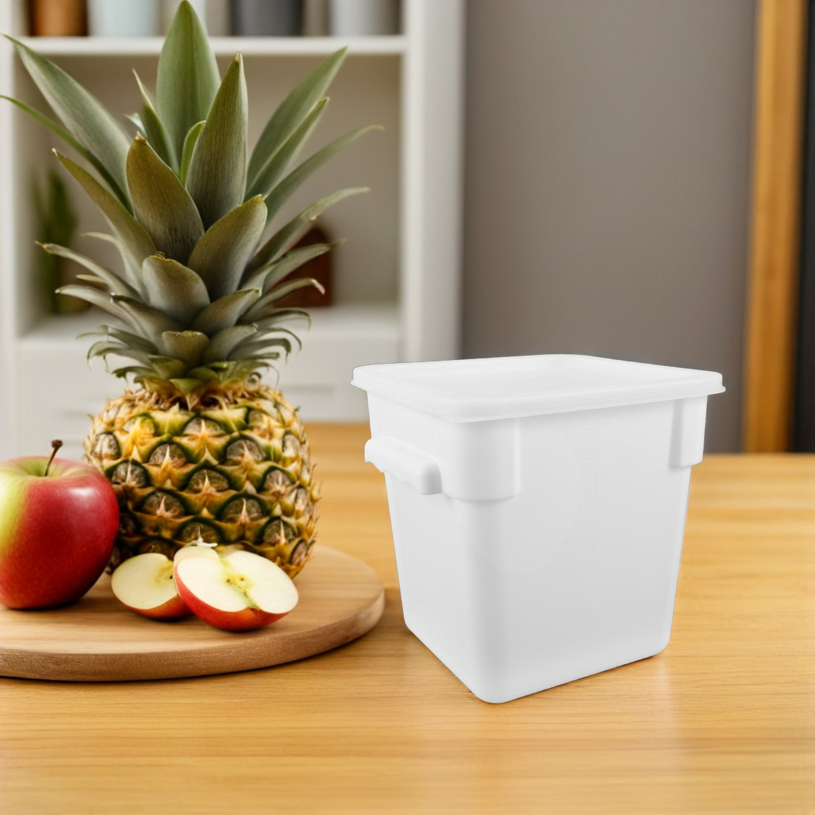 業務用食品保存容器、蓋付き、8L、正方形、プラスチック製、取 - Food Storage Containers のレビューと価格
